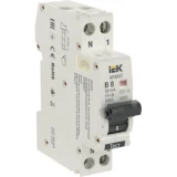IEK ARMAT Автоматический выключатель дифференциального тока B06S 1P+NP B8 30мА тип AC (18мм)