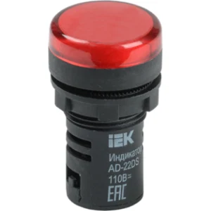 IEK Лампа AD22DS(LED)матрица d=22мм красный 24В AC/DC - BLS10-ADDS-024-K04 IEK Лампа AD22DS(LED)матрица d=22мм красный 24В AC/DC - BLS10-ADDS-024-K04