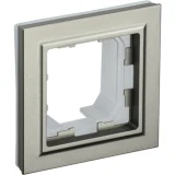 IEK BRITE Рамка 1-местная IP44 РУ-1-БрШ-44 шампань