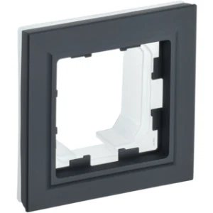 IEK BRITE Рамка 1-местная IP44 РУ-1-БрГ-44 графит - BR-M12-44-K53 IEK BRITE Рамка 1-местная IP44 РУ-1-БрГ-44 графит - BR-M12-44-K53