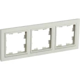 IEK BRITE Рамка 3-местная РУ-3-БрКр бежевый
