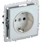 IEK BRITE Розетка 1-местная с заземлением без защитных шторок 16А РС11-1-0-БрЖ жемчуг