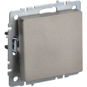 IEK BRITE Выключатель 1-клавишный 10А ВС10-1-0-БрШ шампань - BR-V10-0-10-K37 IEK BRITE Выключатель 1-клавишный 10А ВС10-1-0-БрШ шампань - BR-V10-0-10-K37