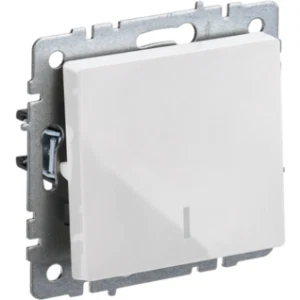 IEK BRITE Выключатель 1-клавишный с индикацией 10А ВС10-1-1-БрБ белый - BR-V10-1-10-K01 IEK BRITE Выключатель 1-клавишный с индикацией 10А ВС10-1-1-БрБ белый - BR-V10-1-10-K01