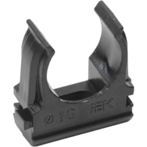 IEK Держатель с защёлкой CF16 черный - CTA10D-CF16-K02-100 IEK Держатель с защёлкой CF16 черный - CTA10D-CF16-K02-100