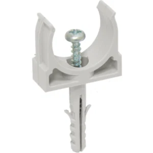 IEK Держатель с защёлкой и дюбелем CT25 - CTA10D-CT25-K41-100 IEK Держатель с защёлкой и дюбелем CT25 - CTA10D-CT25-K41-100
