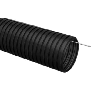 IEK Труба гофрированная ПНД d=20мм с зондом черная (100м) - CTG20-20-K02-100-1 IEK Труба гофрированная ПНД d=20мм с зондом черная (100м) - CTG20-20-K02-100-1