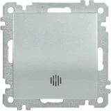 IEK Выключатель 1-клавишный с индикацией ВС10-1-1-Б 10А BOLERO серебряный