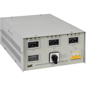 IEK Стабилизатор напряжения трехфазный СНИ3-3 кВА - IVS10-3-03000 IEK Стабилизатор напряжения трехфазный СНИ3-3 кВА - IVS10-3-03000