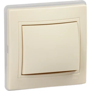IEK KVARTA Выключатель 1-клавишный ВС10-1-0-ККм-44 10А IP44 кремовый - KV-V10-10-44-K33 IEK KVARTA Выключатель 1-клавишный ВС10-1-0-ККм-44 10А IP44 кремовый - KV-V10-10-44-K33