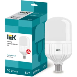 IEK Лампа светодиодная HP 50Вт 230В 4000К E27 - LLE-HP-50-230-40-E27 IEK Лампа светодиодная HP 50Вт 230В 4000К E27 - LLE-HP-50-230-40-E27