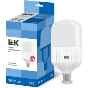 IEK Лампа светодиодная HP 50Вт 230В 6500К E40 - LLE-HP-50-230-65-E40 IEK Лампа светодиодная HP 50Вт 230В 6500К E40 - LLE-HP-50-230-65-E40