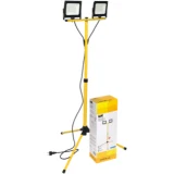 IEK Прожектор светодиодный СДО 06-2x50Ш штатив 6500К IP65 черный