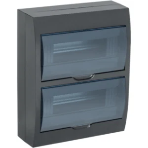 IEK KREPTA 3 Корпус пластиковый ЩРН-П-24 IP41 черный - MKP12-N-24-41-K02 IEK KREPTA 3 Корпус пластиковый ЩРН-П-24 IP41 черный - MKP12-N-24-41-K02