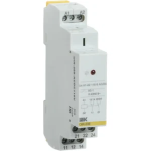 IEK Реле промежуточное модульное OIR 2 контакта 8А 110В AC/DC - OIR-208-ACDC110V IEK Реле промежуточное модульное OIR 2 контакта 8А 110В AC/DC - OIR-208-ACDC110V