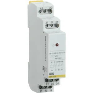 IEK Реле промежуточное модульное OIR 3 контакта 8А 24В AC/DC - OIR-308-ACDC24V IEK Реле промежуточное модульное OIR 3 контакта 8А 24В AC/DC - OIR-308-ACDC24V