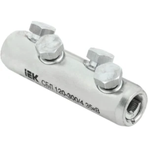 IEK Соединитель болтовой луженый СБЛ 120-300/4 35кВ - UCB11-120-300-04-35 IEK Соединитель болтовой луженый СБЛ 120-300/4 35кВ - UCB11-120-300-04-35