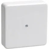 IEK Коробка распаячная КМ41212-01 для открытой проводки 75х75х20мм белая (6 клемм 6мм2)