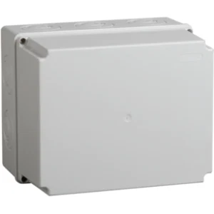 IEK Коробка распаячная КМ41273 для открытой проводки 240х195х165мм IP44 (RAL 7035, кабельные вводы 5шт) - UKO10-240-195-165-K41-44 IEK Коробка распаячная КМ41273 для открытой проводки 240х195х165мм IP44 (RAL 7035, кабельные вводы 5шт) - UKO10-240-195-165-K41-44