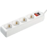 IEK Удлинитель У04К-выкл. 4 места 2P+PE/1,5м 3х1мм2 16А/250В