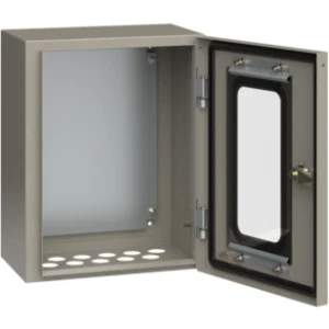 IEK Корпус металлический ЩМП-1-0 (395х310х220мм) У2 IP54 прозрачная дверь - YKM11-01-54-1 IEK Корпус металлический ЩМП-1-0 (395х310х220мм) У2 IP54 прозрачная дверь - YKM11-01-54-1